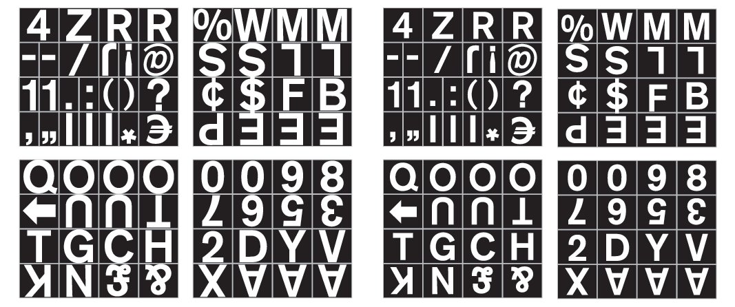 Bi-Office Magnetic Changeable Characters Numbers 23mm (Pack of 144) CAR0702
