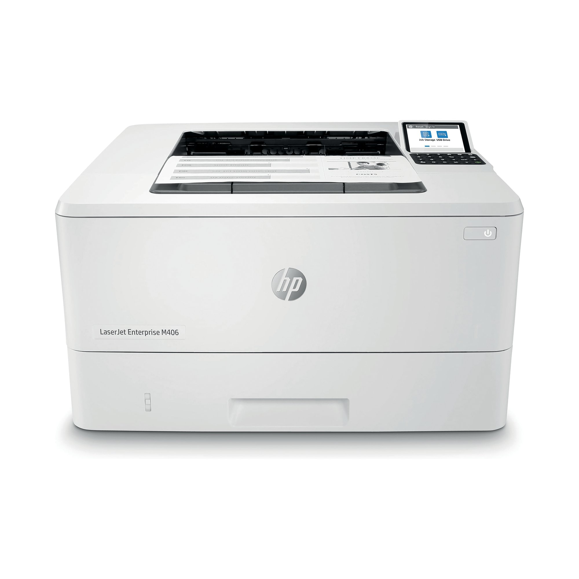 HP LaserJet Enterprise M406dn Mono Laser Printer 3PZ15A#B19