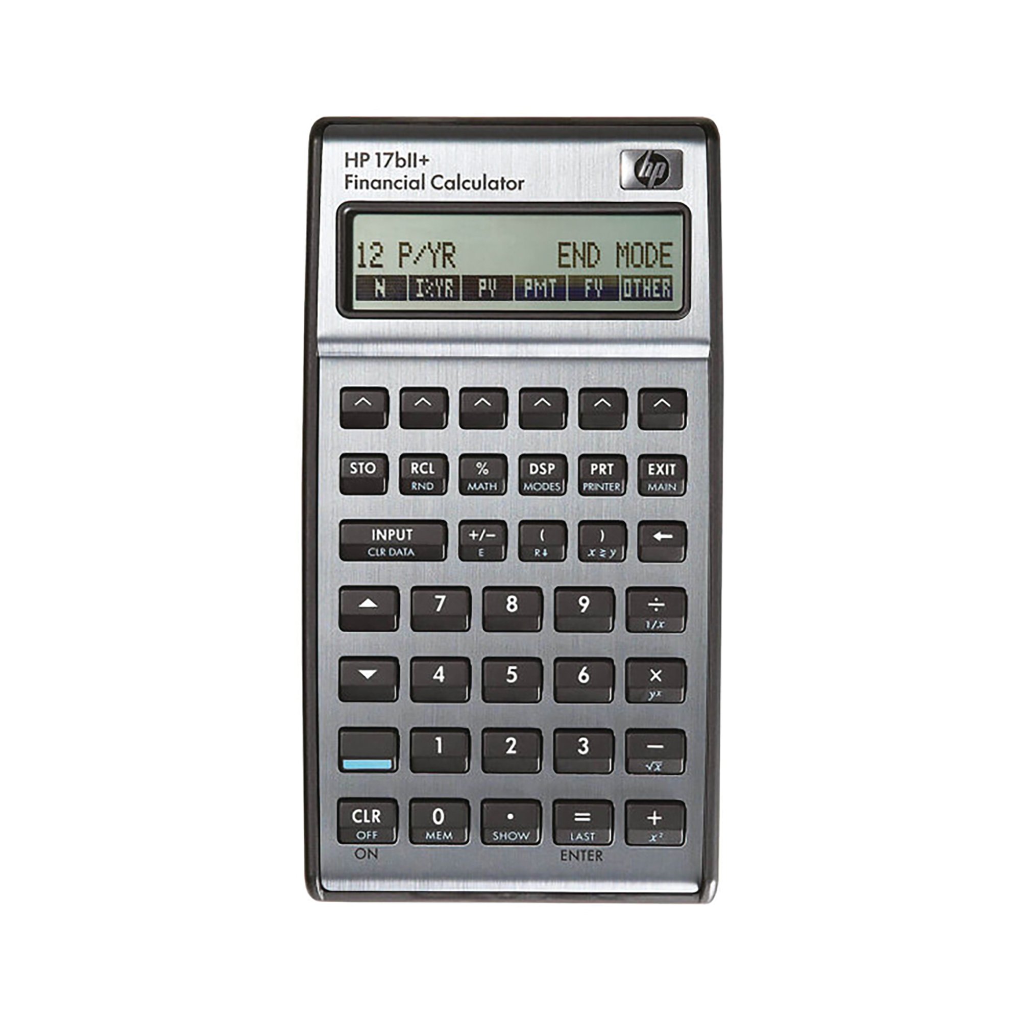 HP 17BII 2 Line Financial Calculator Silver HP-17BII