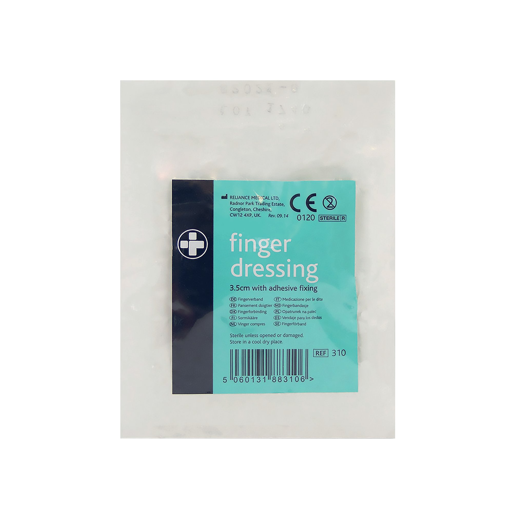 Reliance Medical Finger Dressing Adhesive Fixing 35mm Pack of 10 310