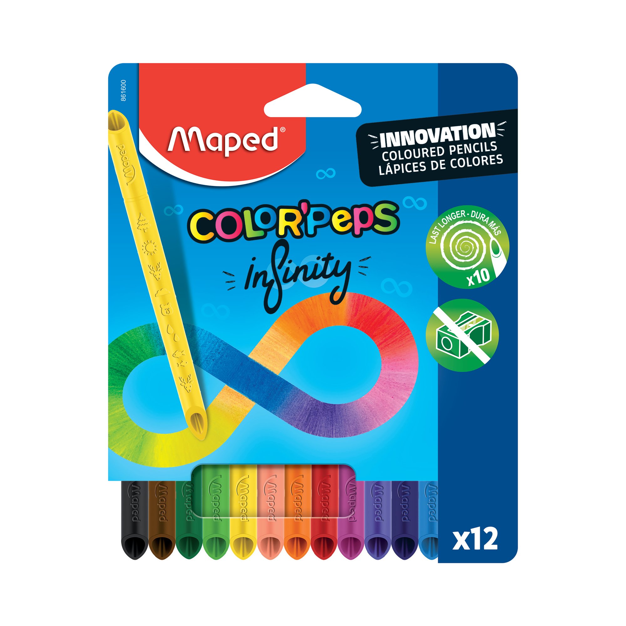 Maped Colorpeps Infinity Colouring Pencils (Pack of 12) 861600