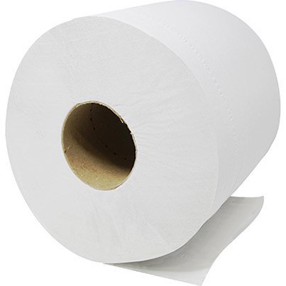 Arco Essentials 2-Ply Centrefeed White Roll 150m (Pack of 6)