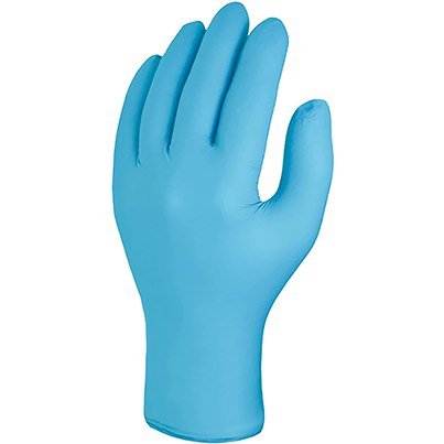 Skytec TX424 Blue Nitrile Disposable Gloves M (Pack of 100)