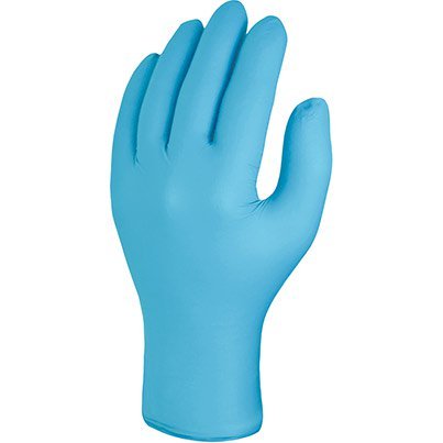 Skytec Utah Blue PF Nitrile Disposable Gloves Small (Pack of 100)