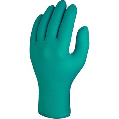 Skytec Teal PF Nitrile Disposable Gloves Medium (Pack of 100)
