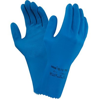 Ansell AlphaTec 87-195 Latex Chemical-Resistant Gloves M