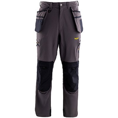 Trojan Tech Men's Grey Cargo Trousers with Holster Pockets S