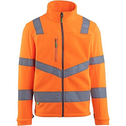 Arco Responsible Orange Hi-Vis Fleece Jacket L