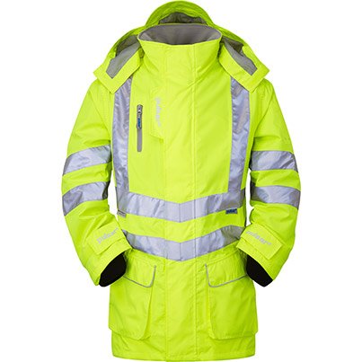 Pulsar P421 Yellow Interactive Men's Waterproof Hi-Vis Coat S
