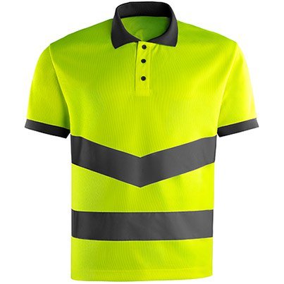 Arco Yellow Hi-Vis Polo Shirt L