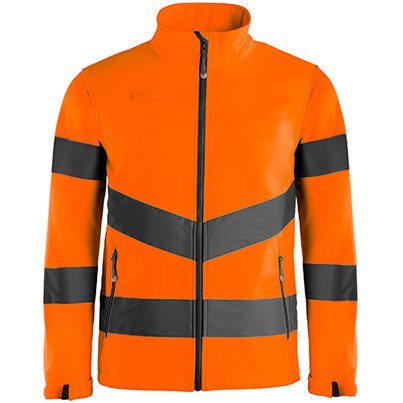 Arco Orange Hi-Vis Softshell Jacket S