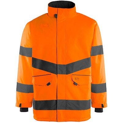 Arco Orange Waterproof Hi-Vis Coat S