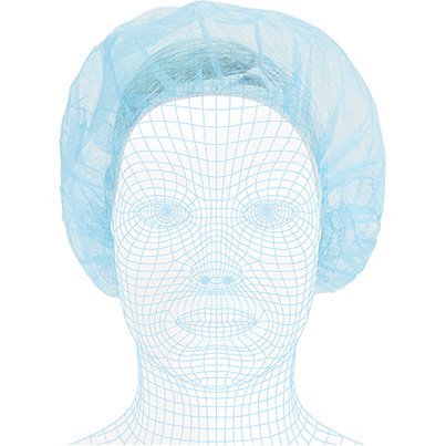 Arco Essentials Blue Disposable Bouffant Mob Caps (Pack of 1000)