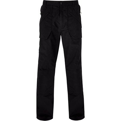Trojan Men's Black Action Work Trousers 32R