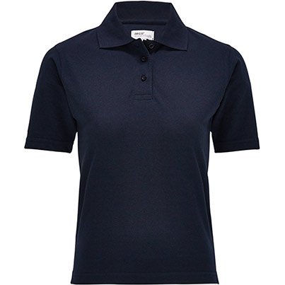 Arco Essentials Women's Navy Polo Shirt M