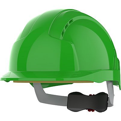 JSP Evo3 Green Vented Wheel-Ratchet Safety Helmet