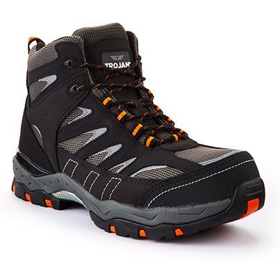 Trojan Hyperion Grey S1P Safety Hiker Boots 4