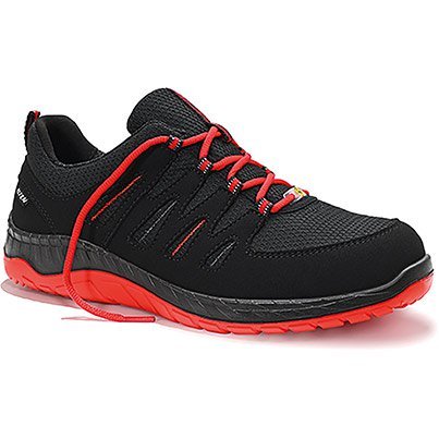 Elten Maddox Black/Red S3 ESD Safety Trainers 7 41