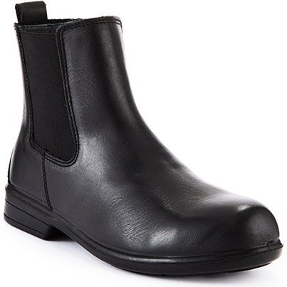 Trojan Phoebe Women's Black S2P Safety Chelsea Boots 8