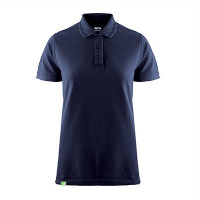 Arco Responsible Women's Navy Polo Shirt 10
