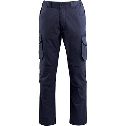 Arco Responsible Men's Navy Cargo Trousers with Kneepad Pockets 28T