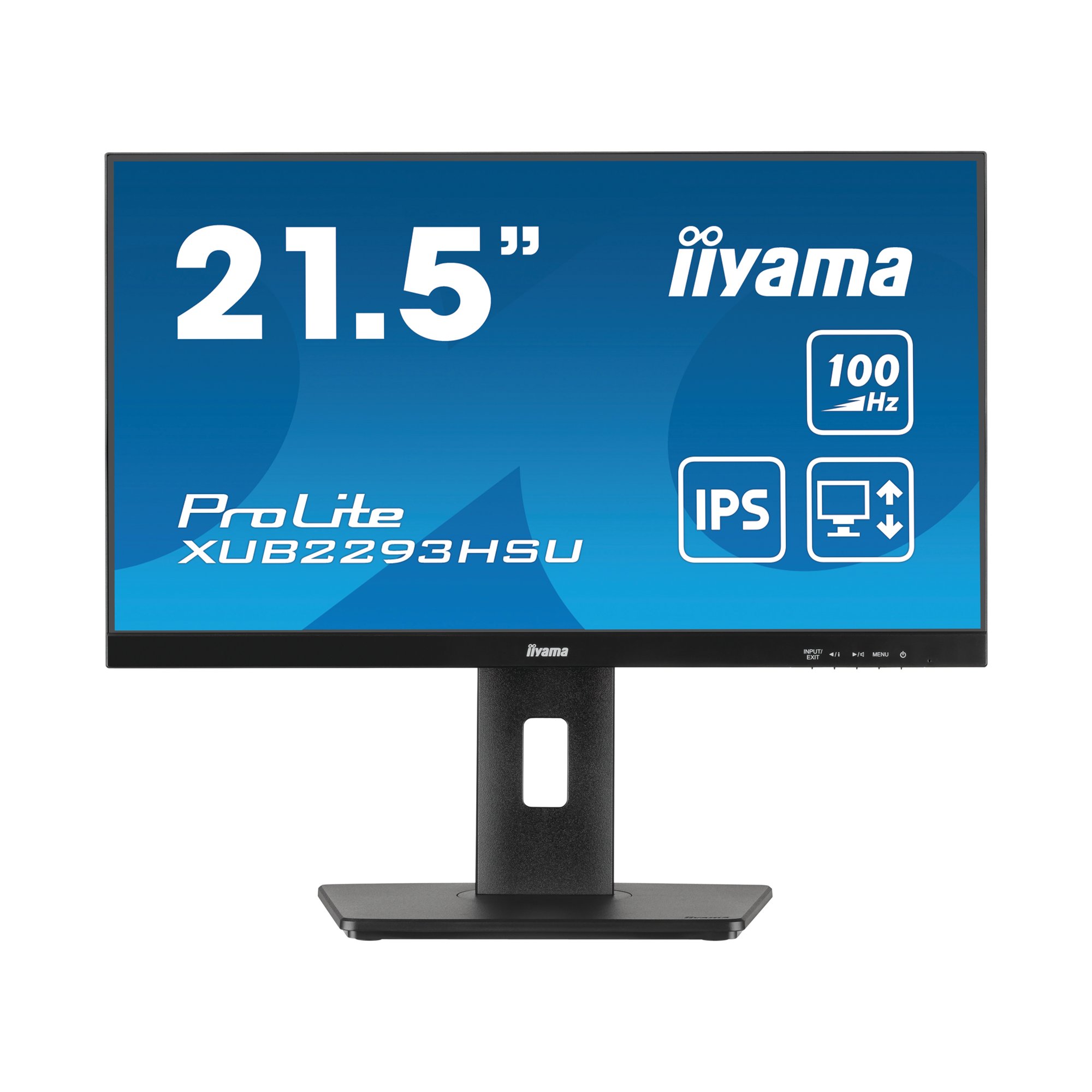 iiyama ProLite 21.5 inch Monitor IPS FHD XUB2293HSU-B7