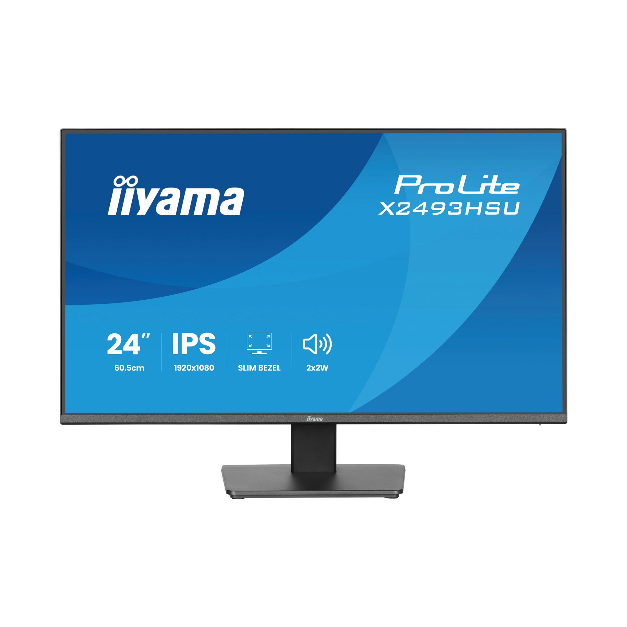 iiyama ProLite 24 Inch Monitor IPS Full HD X2493HSU-B1