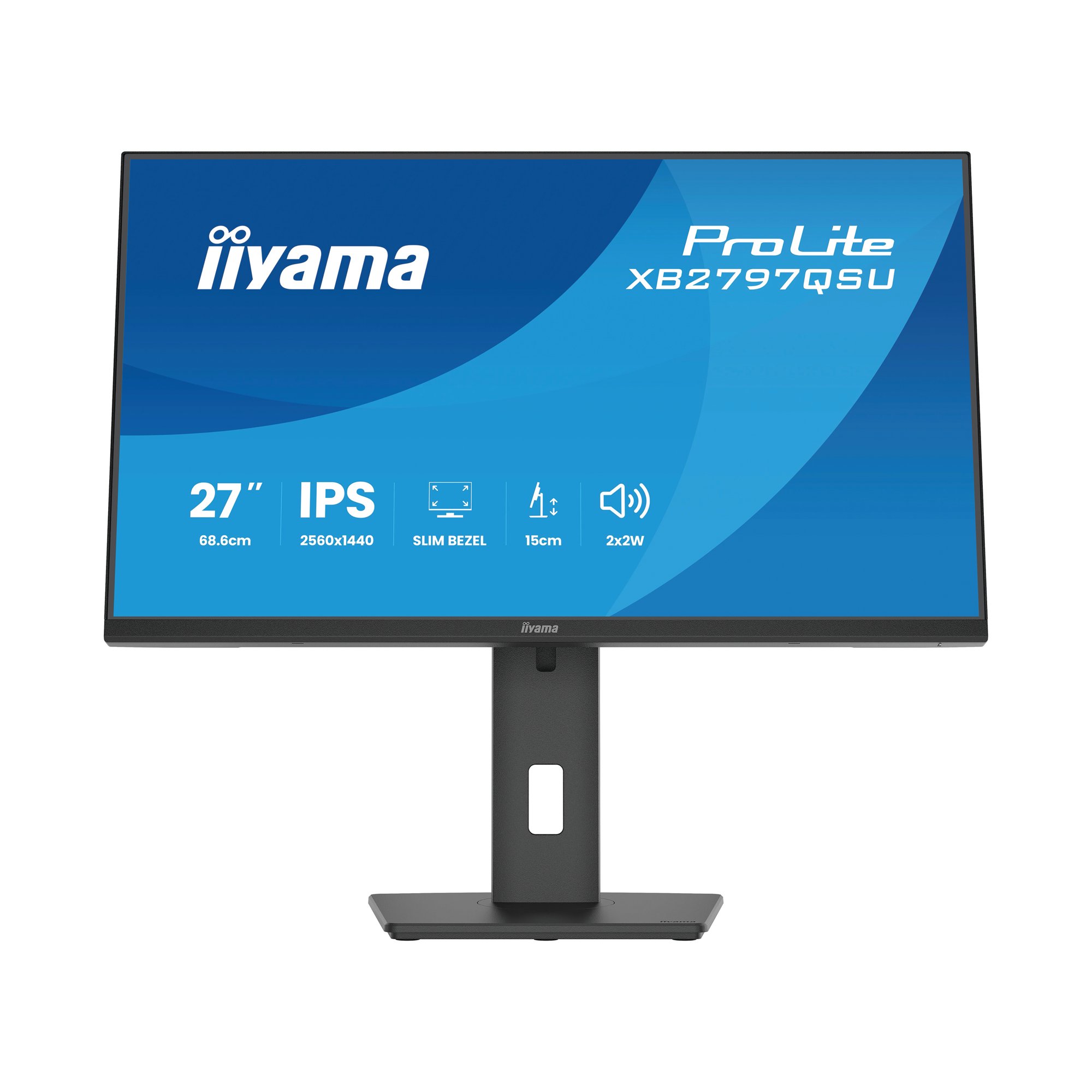 iiyama ProLite 27 Inch Monitor IPS QHD XB2797QSU-B1