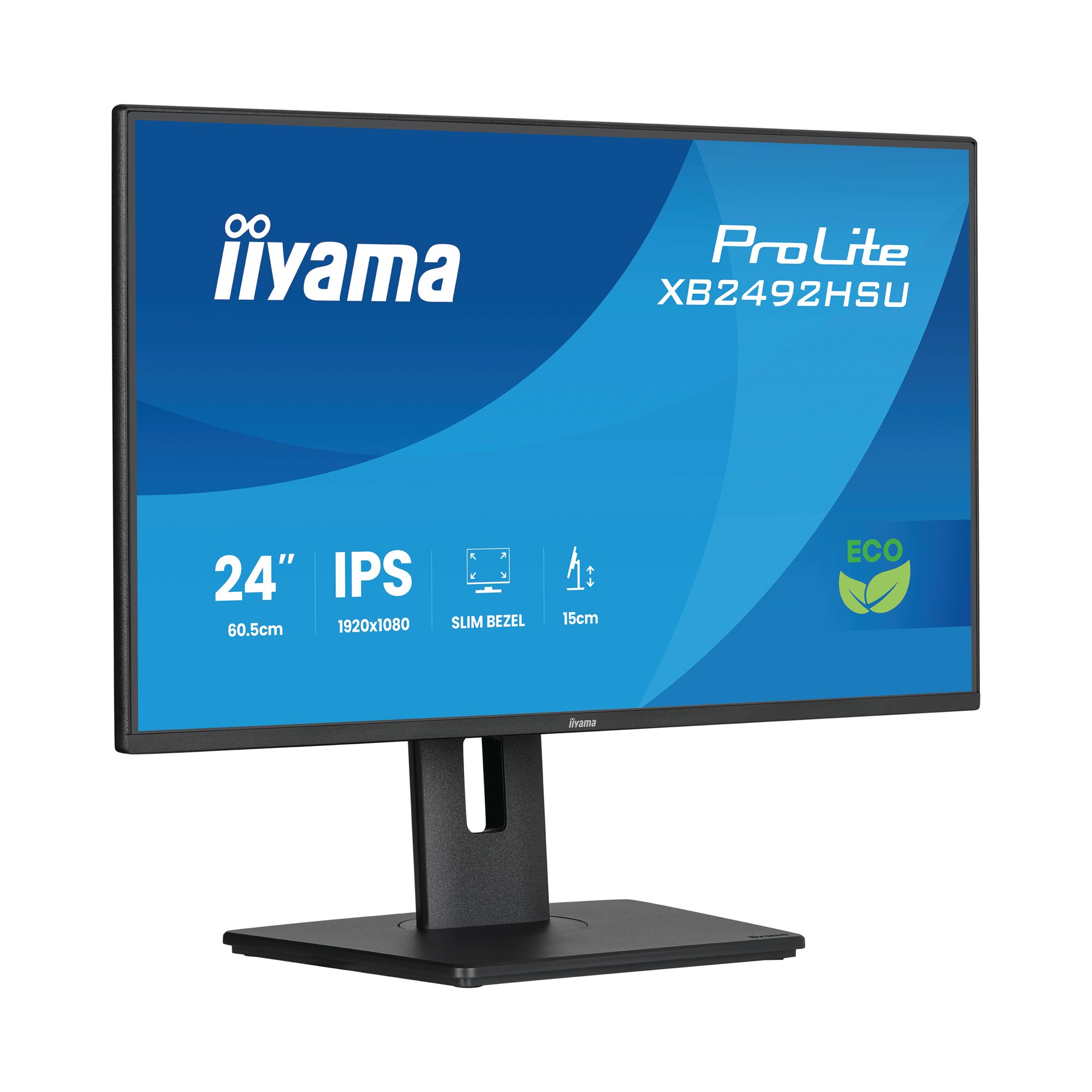 iiyama ProLite 24 Inch Monitor IPS Full HD XB2492HSU-B1