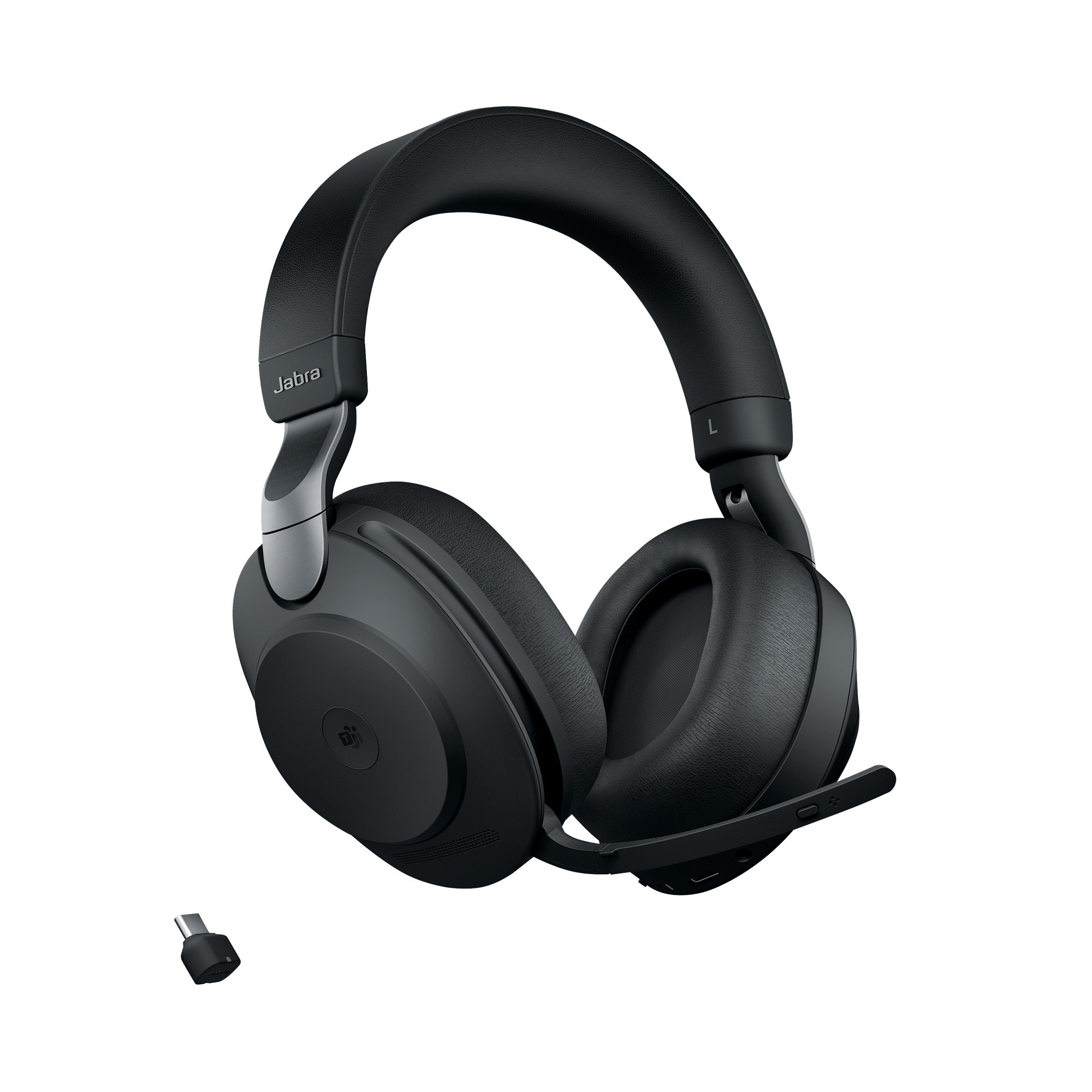 Jabra Evolve2 85 Stereo USB-A Wireless Headset Microsoft Teams Version Black 28599-999-999