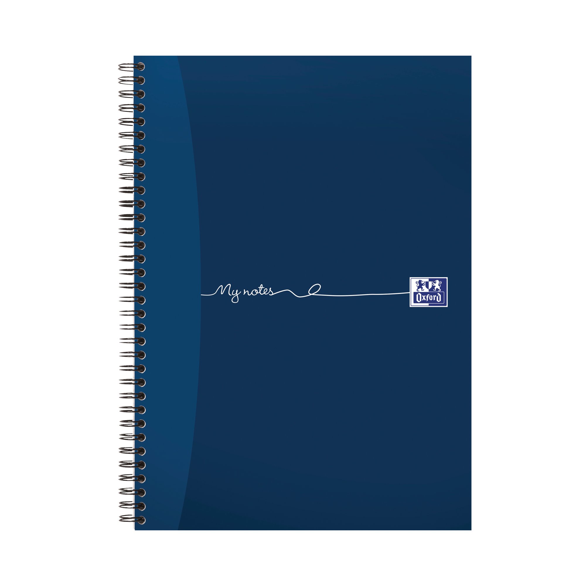 Oxford My Notes Card Cover Wirebound Notebook 100 Pages A4 Blue (5 Pack) 400020193