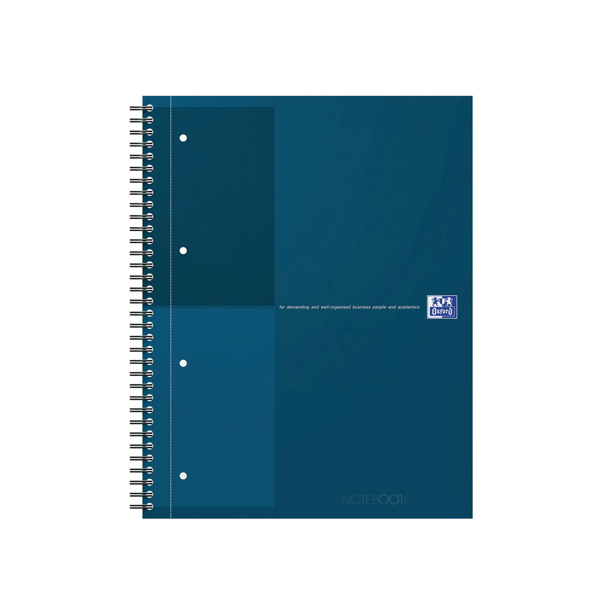 Oxford Hardback Wirebound Notebook 160 Pages Special Edition A4+ Blue 400194461-S