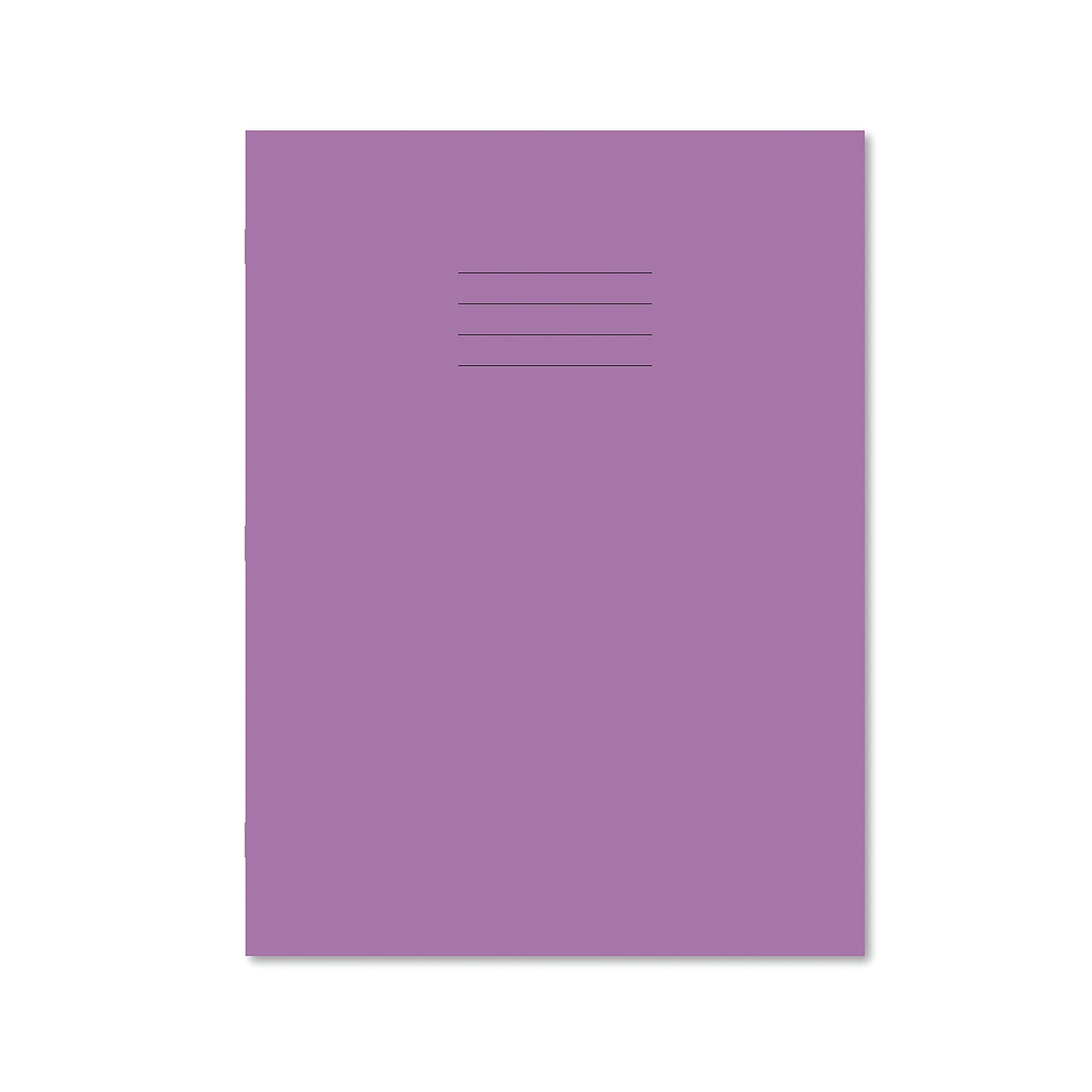 Hamelin Exercise Book 8mm Lined 80 Page A4+ Purple (Pack of 50) 400206239