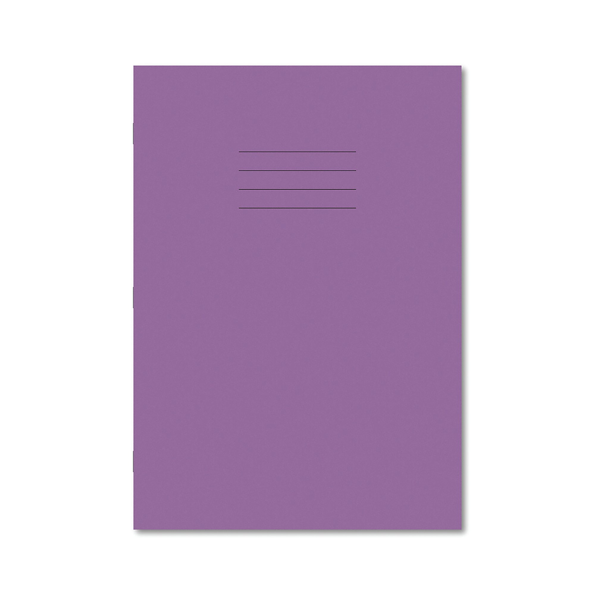 Hamelin Exercise Book 8mm Lined 80 Page A4 Purple (Pack of 50) 100102203