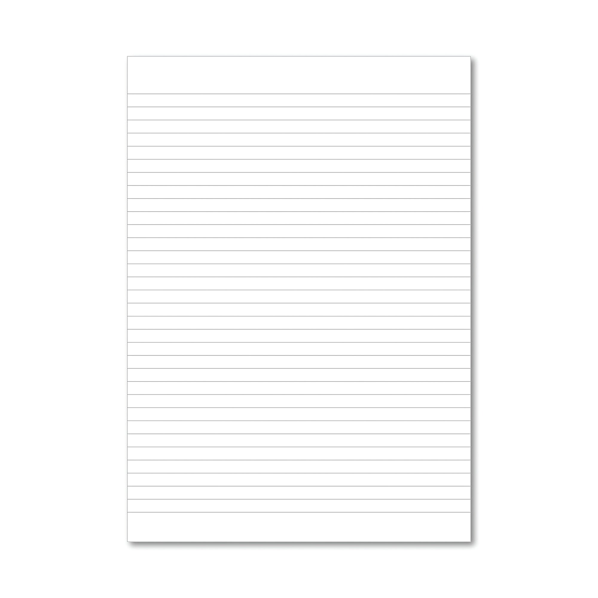Hamelin Loose Leaf Paper 8mm Lined 1000 Page Unpunched No Margin A4 (Pack of 5) 100100776