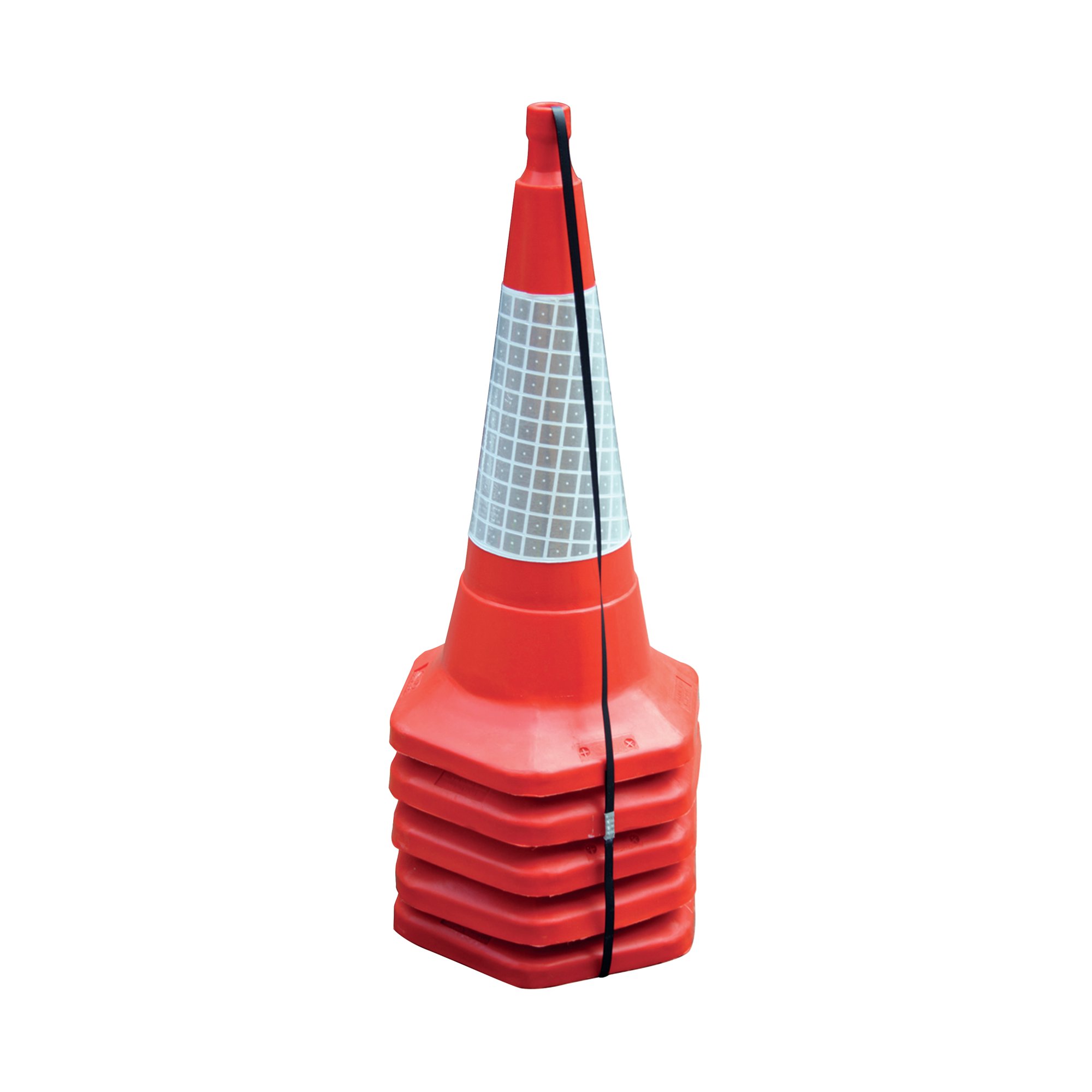 Standard One Piece Cone 750mm Red Pack of 5 208093