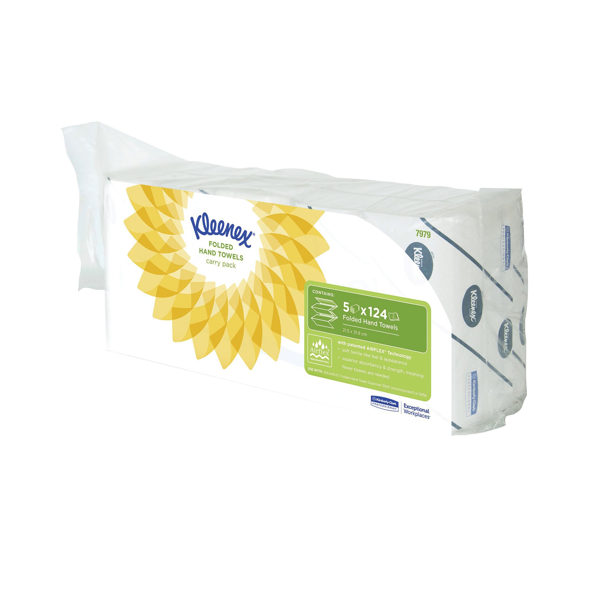 Kleenex Ultra Interfolded Hand Towels 2-Ply x124 White Pack of 5 7979