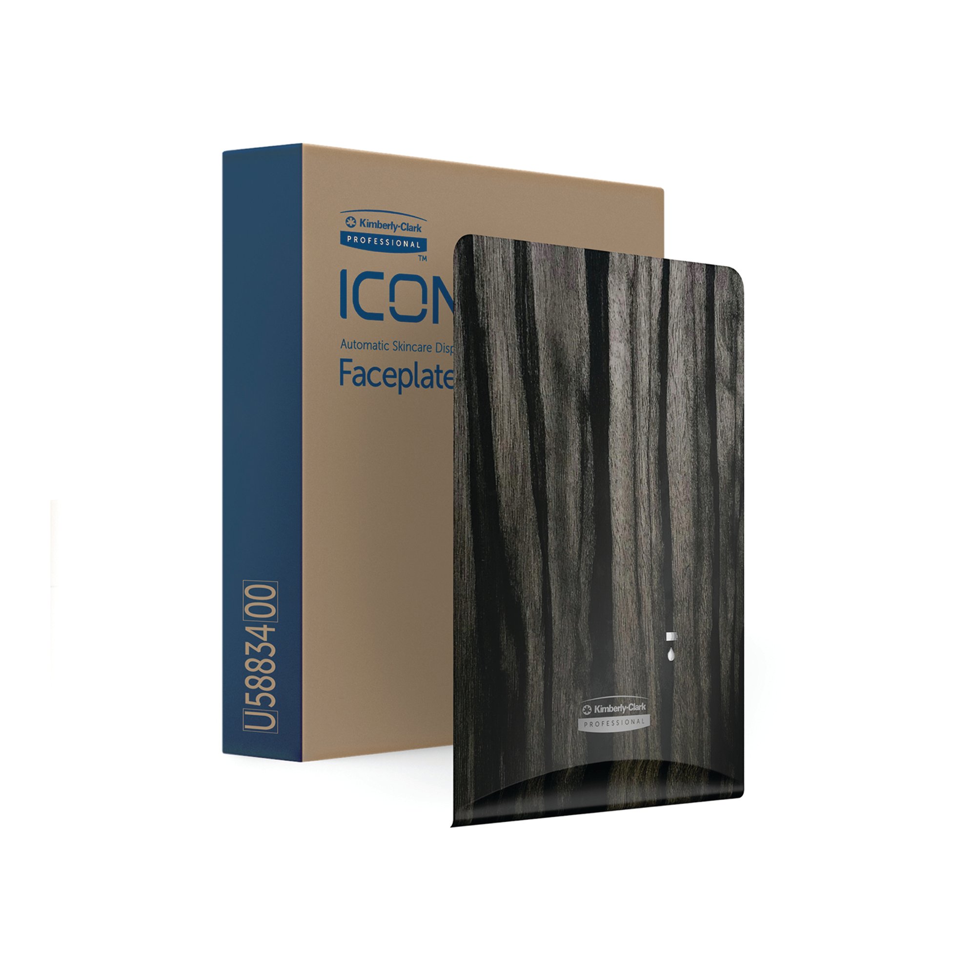 Kimberly Clark ICON Faceplate for Auto Soap/Sanitiser Disp Ebony 58834