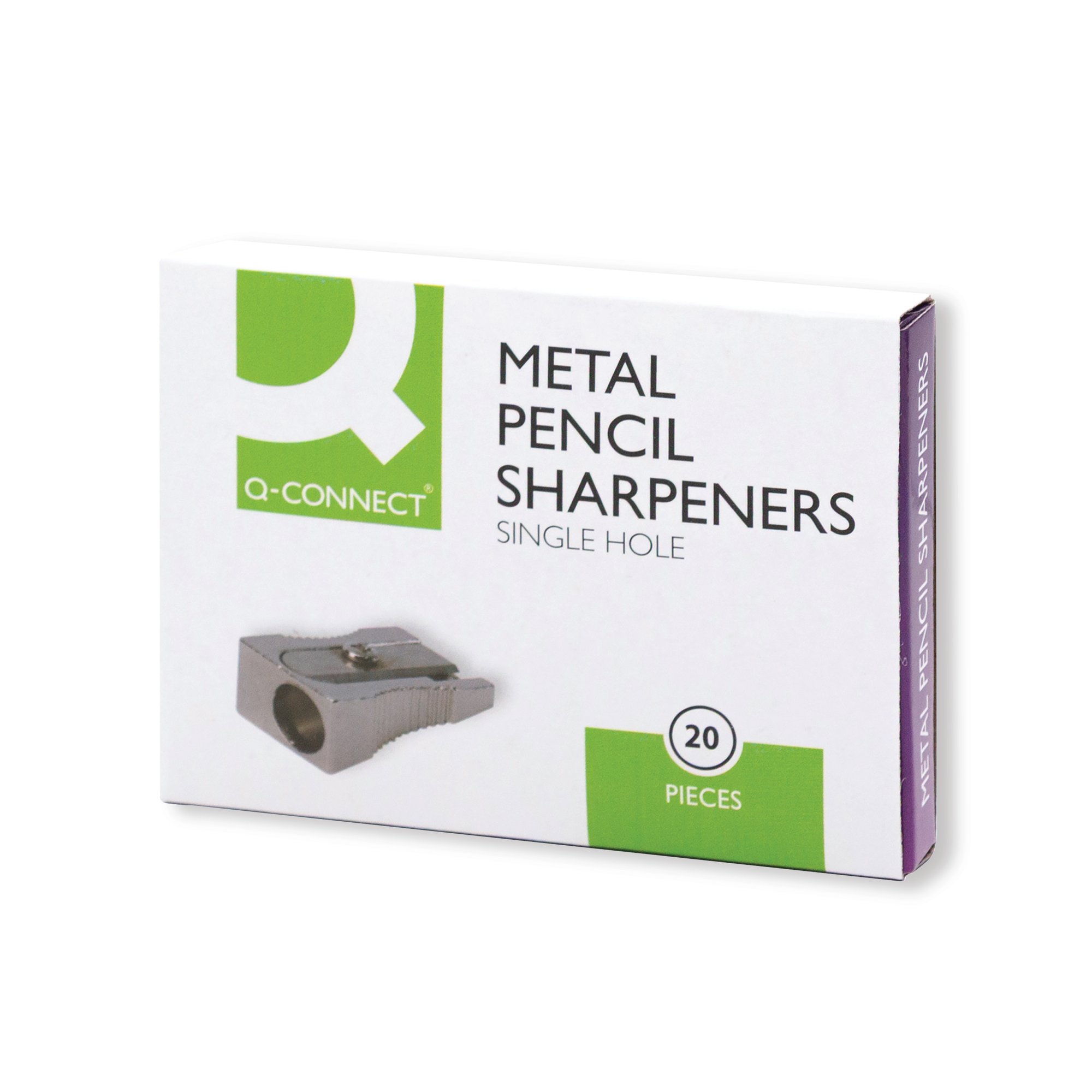 Q-Connect Metal Pencil Sharpener (Pack of 20) KF02218