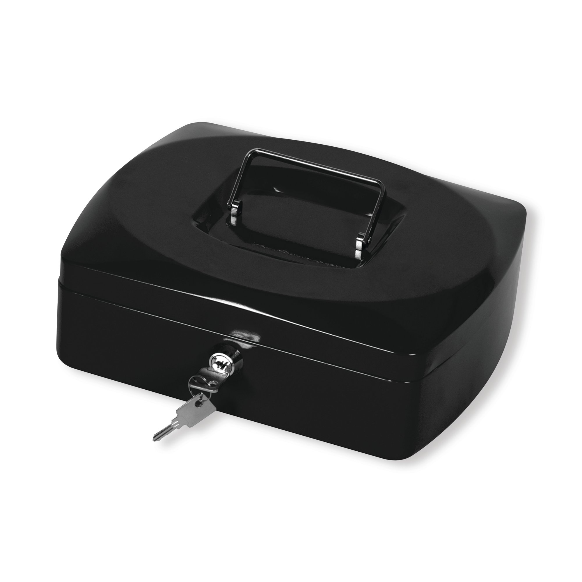 Q-Connect Cash Box 10 Inch Black KF02603