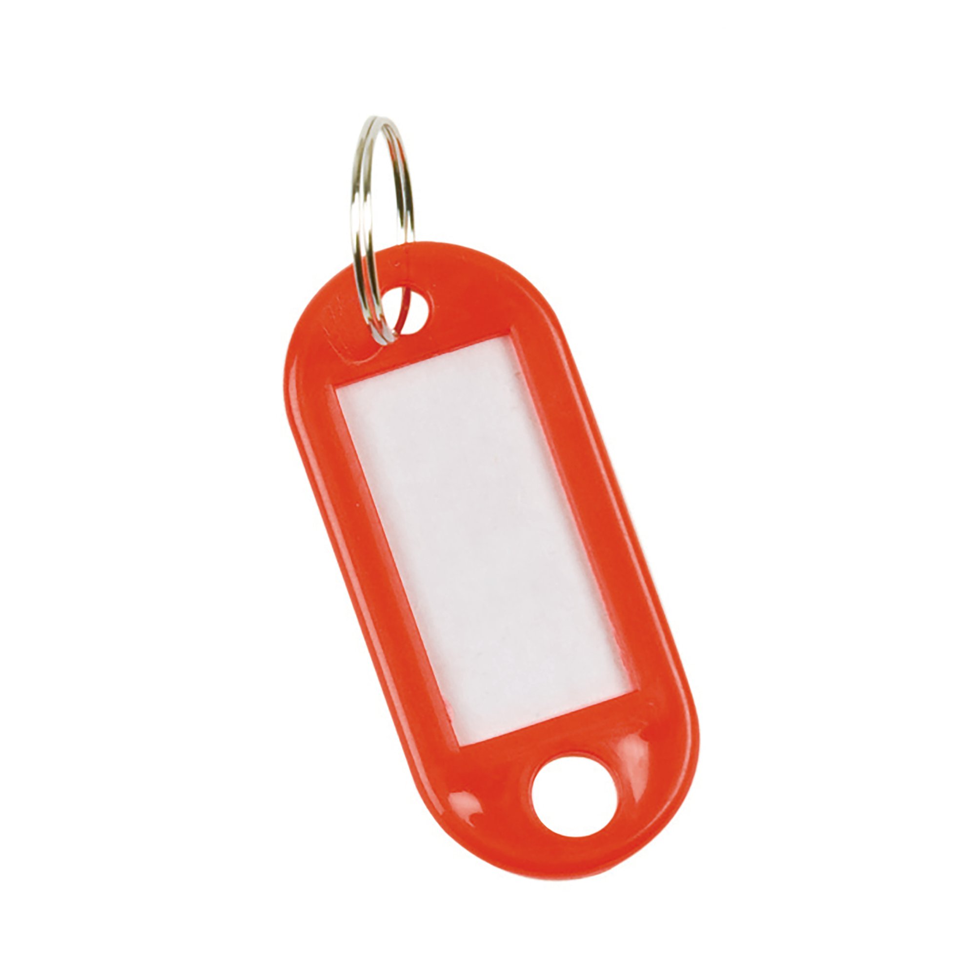 Q-Connect Key Fobs with 2 Punched Holes Red Pack of 100 KF02691