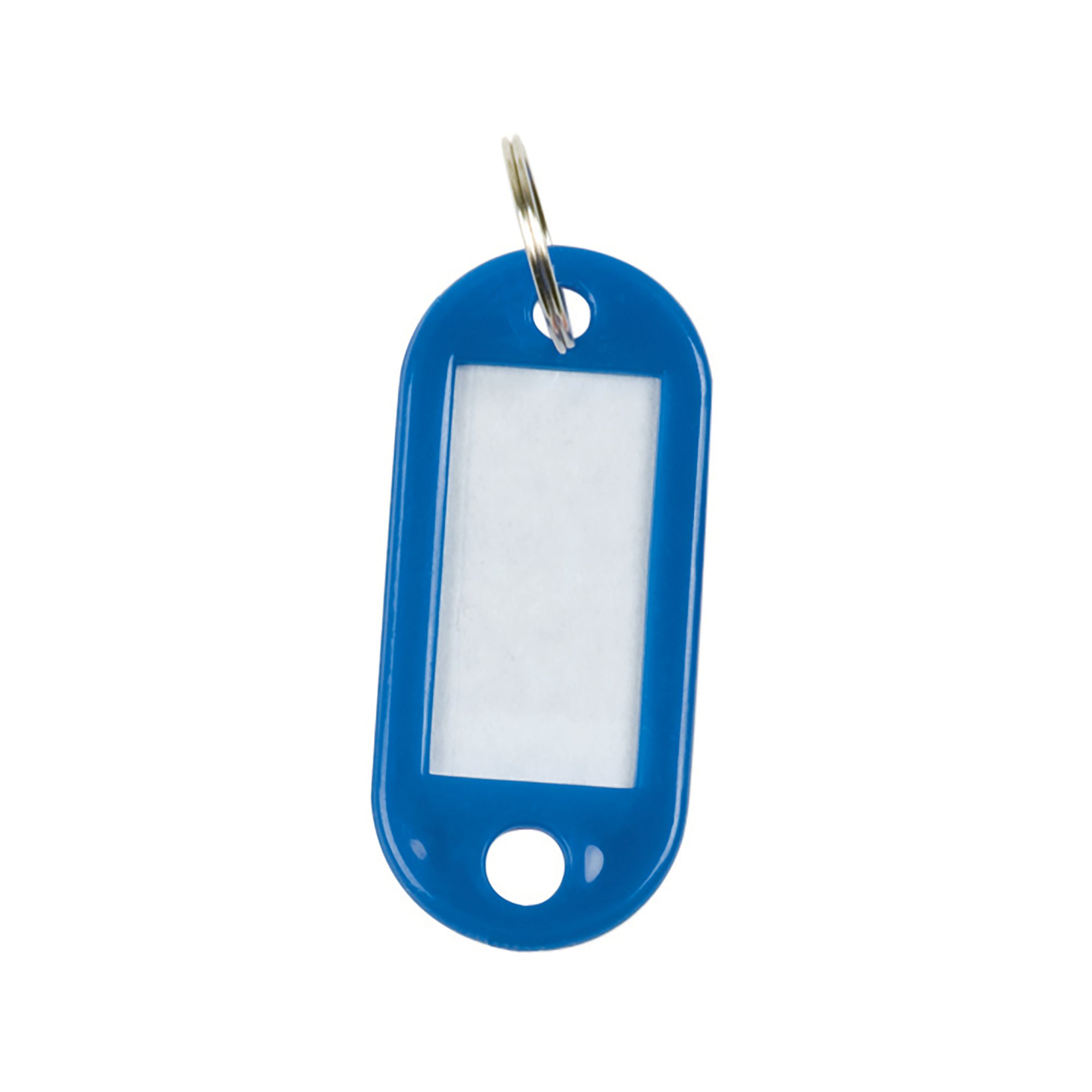 Q-Connect Key Fobs with 2 Punched Holes Blue Pack of 100 KF02694