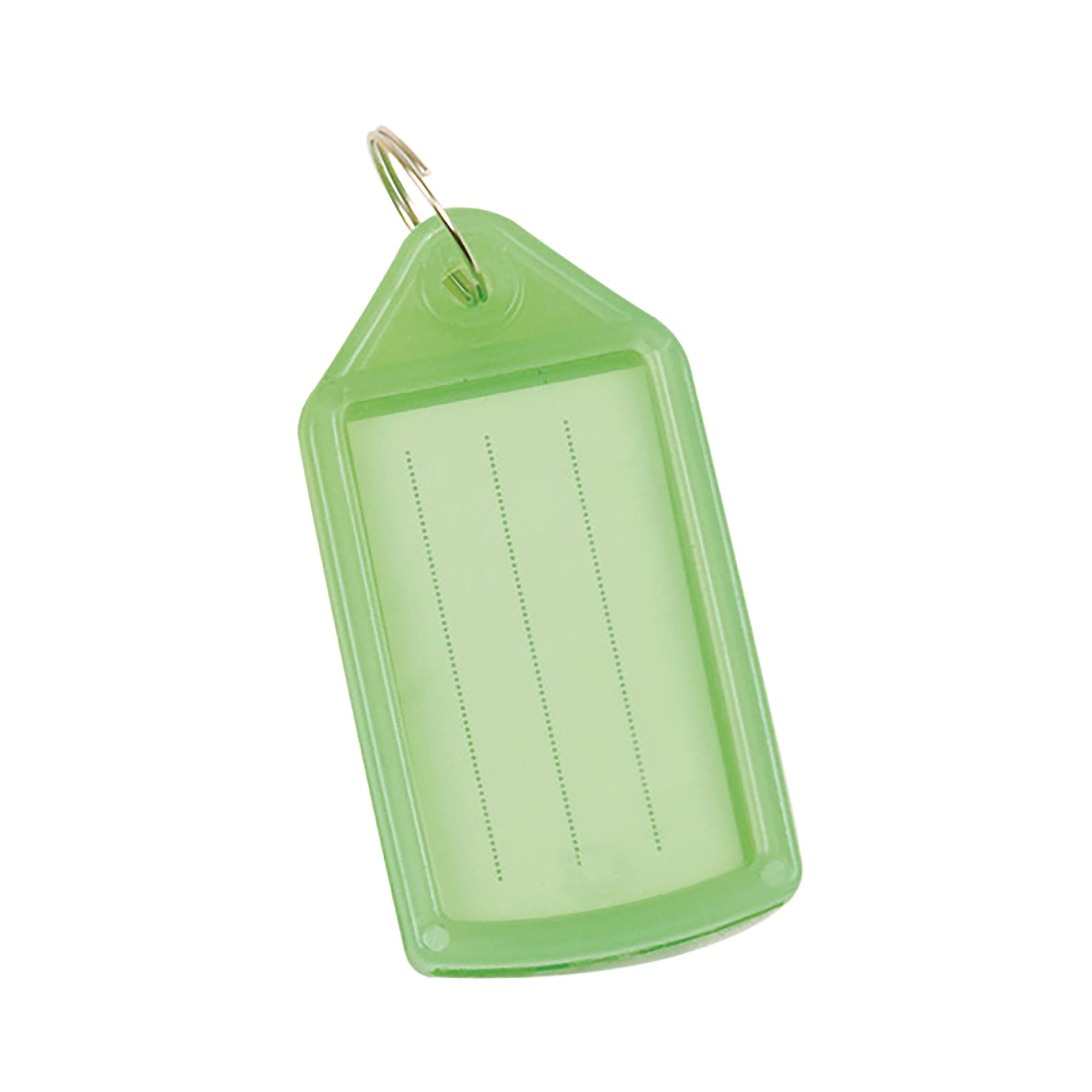 Q-Connect Sliding Key Fobs Green Pack of 40 KF10482