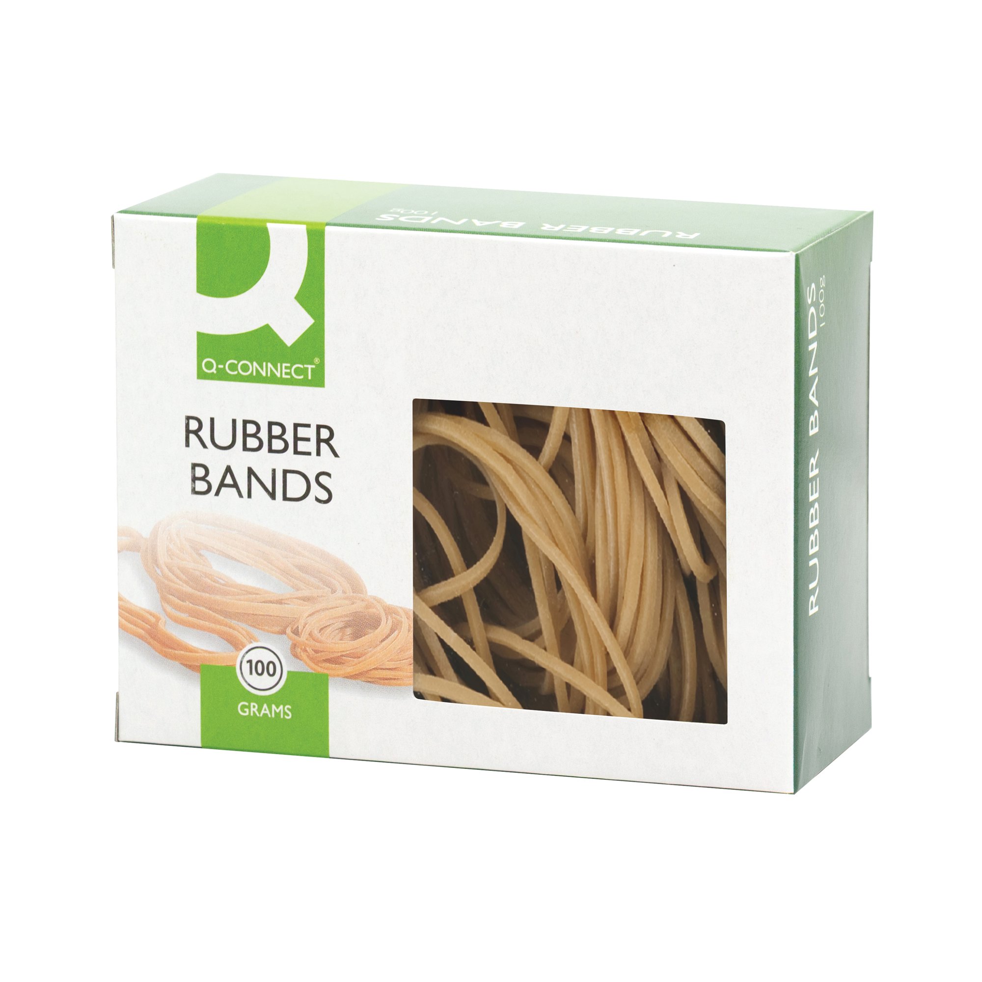 Q-Connect Rubber Bands Assorted Sizes 100g KF10673