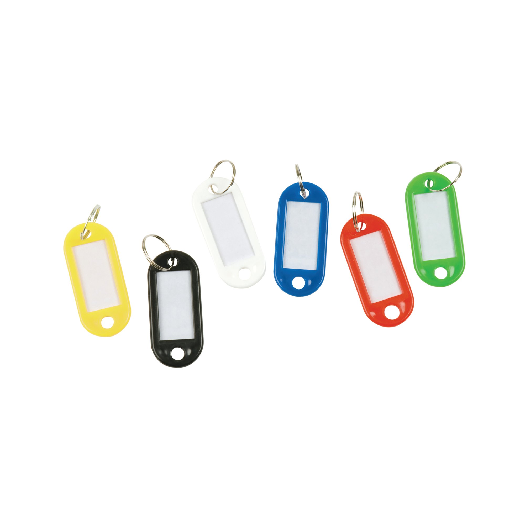Q-Connect Key Fobs with 2 Punched Holes Assorted Pack of 240 KF10876