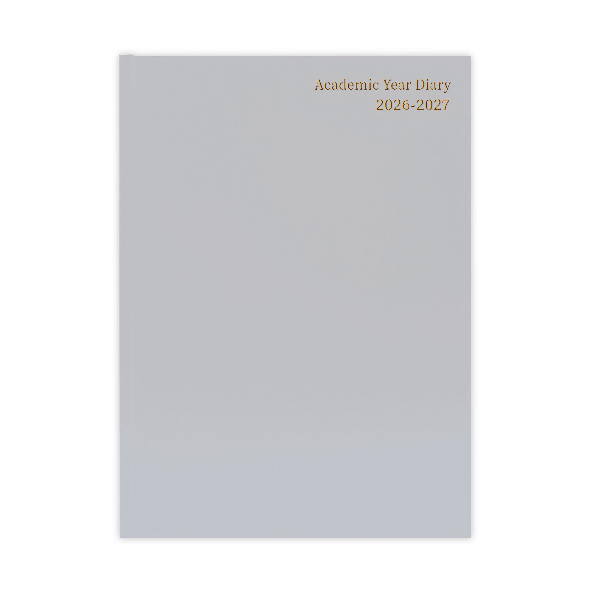 5 Star Academic Diary Day Per Page A4 Silver Grey 2026-2027 FS668102