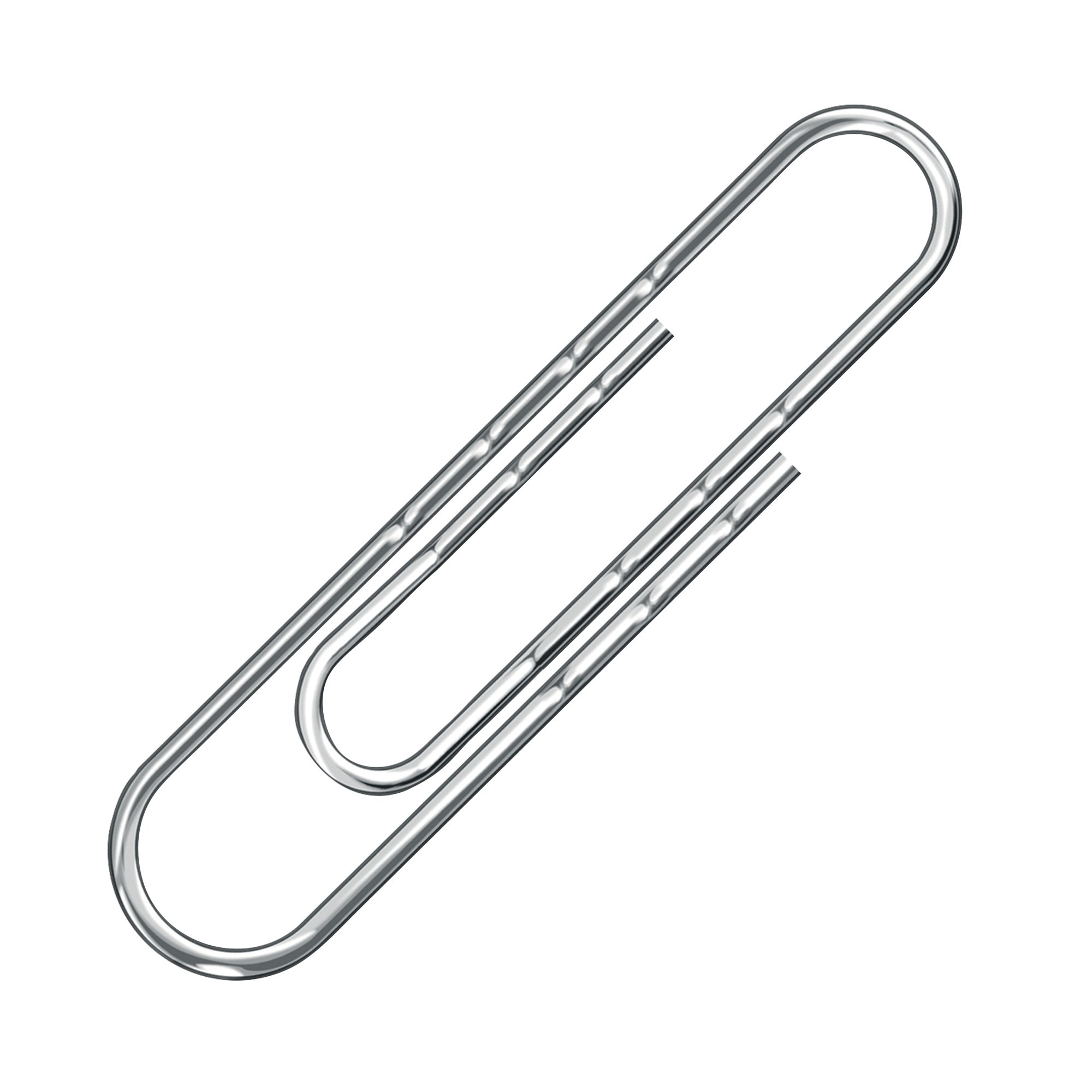 Q-Connect Round Wavy Paperclips 77mm Pack of 100 KF27004