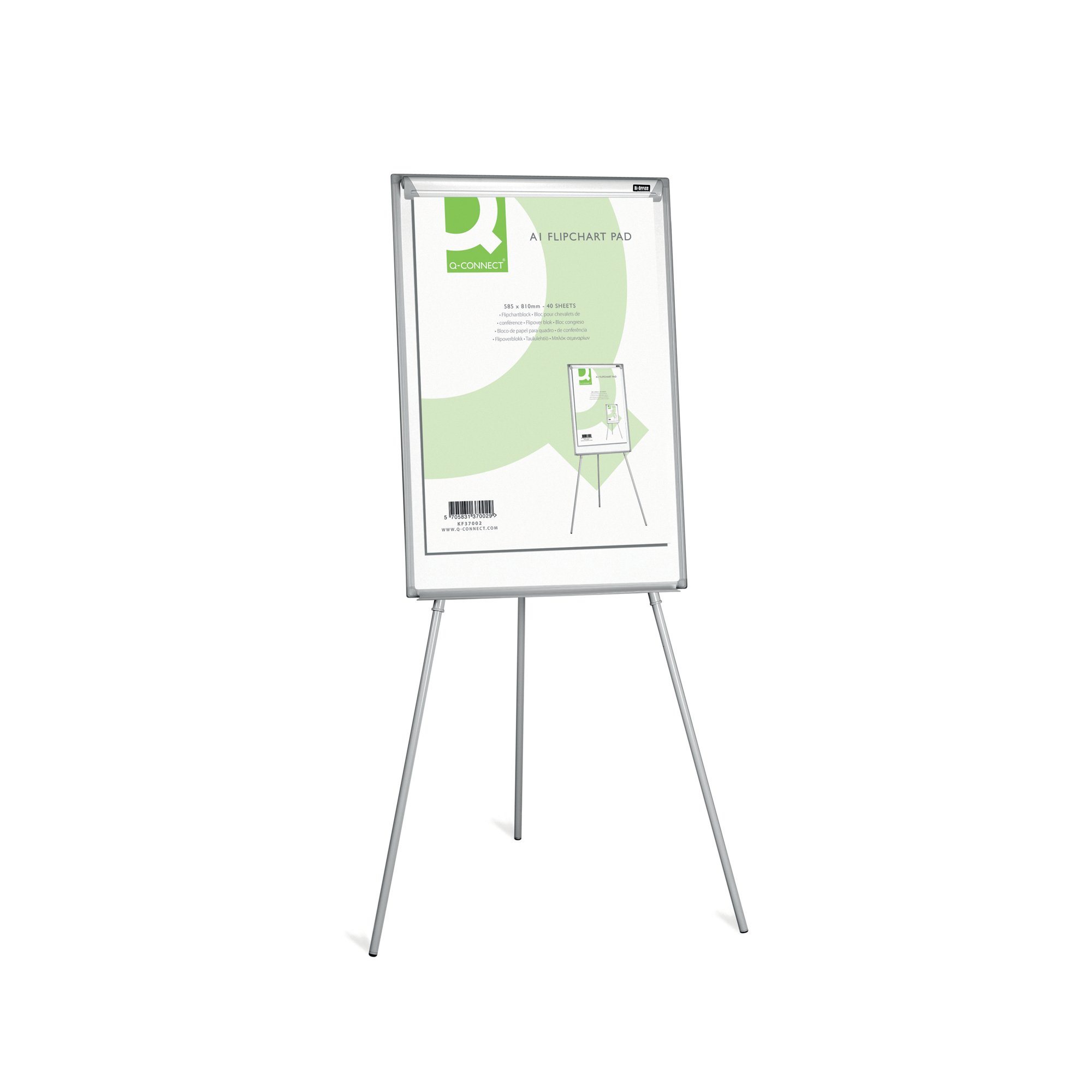 Q-Connect Plain Flipchart Pad A1 40 Sheet (5 Pack) KF37002