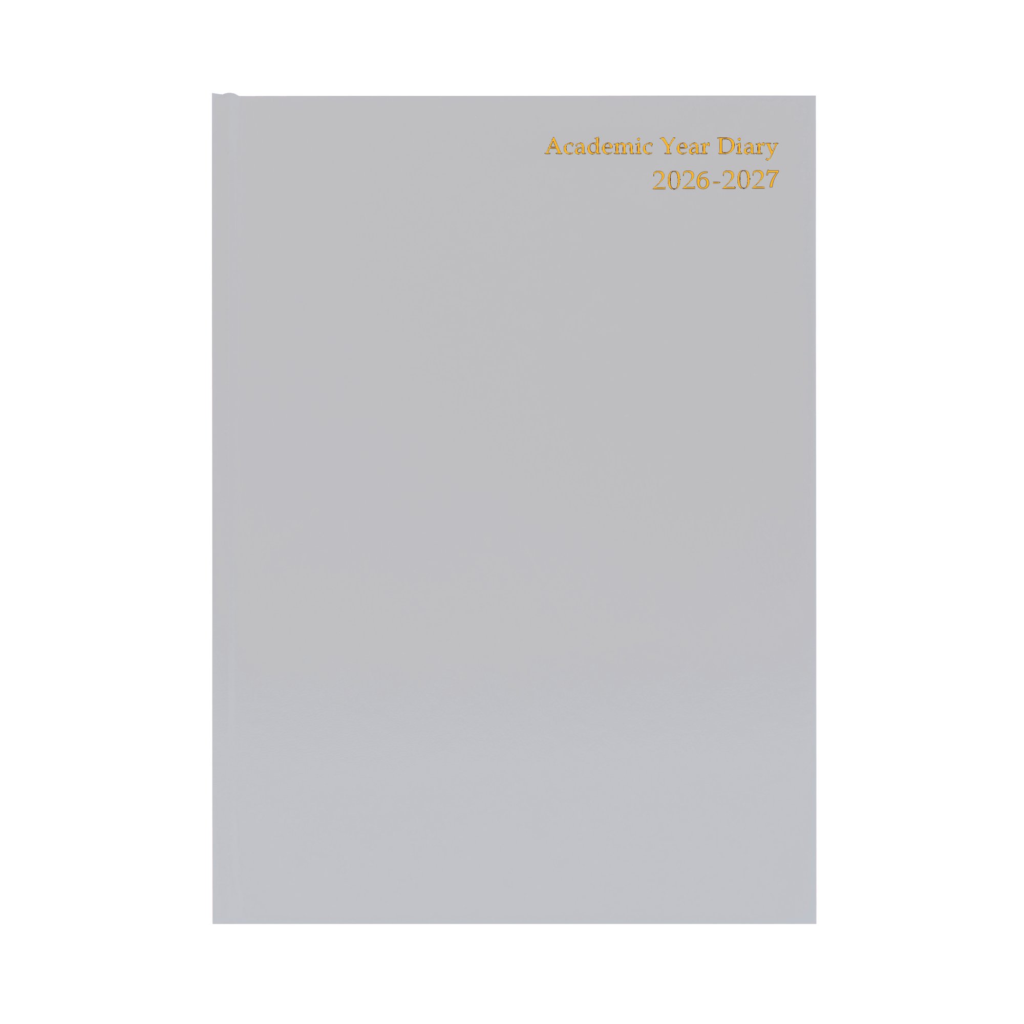 5 Star Academic Week To View Diary A5 Silver Grey 26-27 FS668132