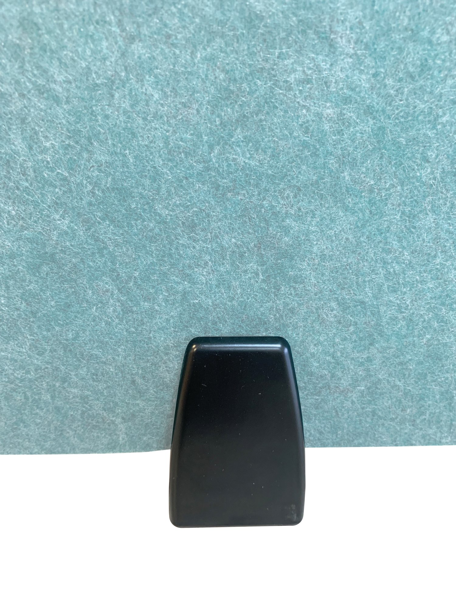 Serrion Under Desk Fixed Screen Holder for Single PET Bench Mounted Screen Black KF70130